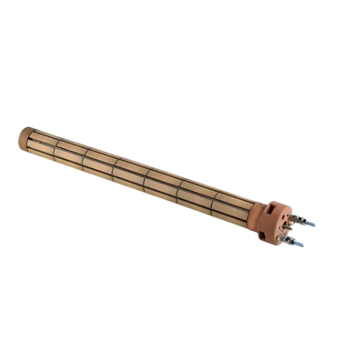Porcelain Heater - 300-750mm Dimensions | New, Portable, White & Brown Finish, 220 Volt Power, 50 Hz Frequency