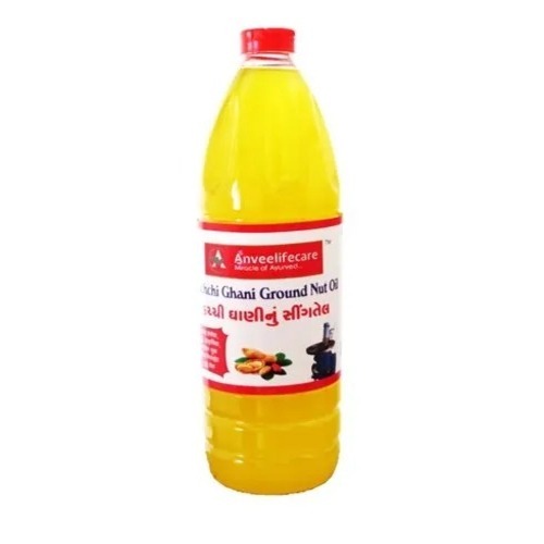 Kachi Ghani Mustard Oil - 1 Litre Liquid, Organic Cold Pressed Mustard Seed Extraction | Grade A, 12 Months Shelf Life, Ideal for Cooking