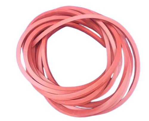 Peach Silicone Profile Gasket - Silicon Material, Standard Size, Dark Pink Color, 40 Shore A Hardness, Round Shape, 3mm Thickness, High Pressure Resistance | Durable Finishing, Very Good Quality