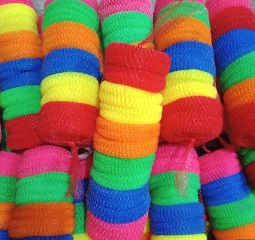 Plastic Scrubber And Foam Pad - Plastic Material Various Colors | Crack Resistant Ideal for Utensils Cleaning Time-efficient Delivery