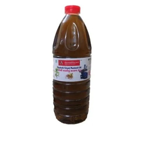 Pure Organic Mustard Oil - 1 Litre Cold Pressed Cooking Ingredient | Grade A, 12 Months Shelf Life, Ideal for Culinary Use