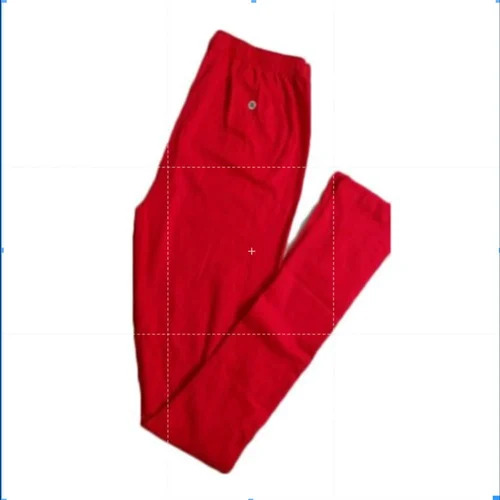 Red Legging - Cotton Lycra, Available in Sizes S to XXL, Red Color, Mid Waist, 4-Way Stretch | Anti-Wrinkle, Breathable, Normal Washable, Slim Fit for Daily Wear