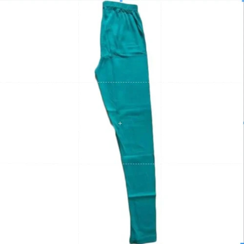 Sky Blue Legging - Cotton Slim Fit, Mid Waist Ankle Length | 4-Way Stretch, Anti-Wrinkle, Quick Dry, Breathable