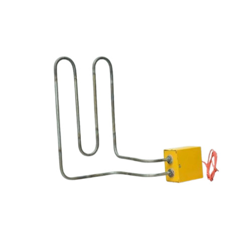 Water Heating Element - Stainless Steel 2000W 230V Single Phase | Silver & Yellow Suitable for Electrical Applications