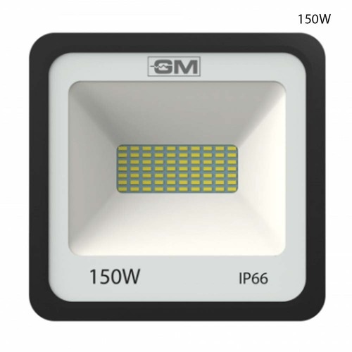150 Watt LED Flood Light - Metal & Glass, Matte Black | High Efficiency, Easy to Install, Shock & Heat Resistant