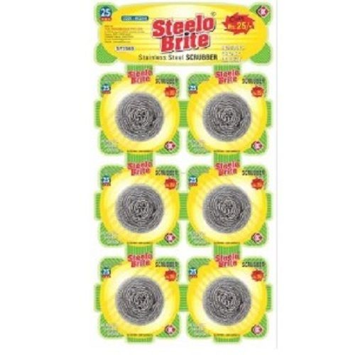 6 Pack Stainless Steel Scrubber