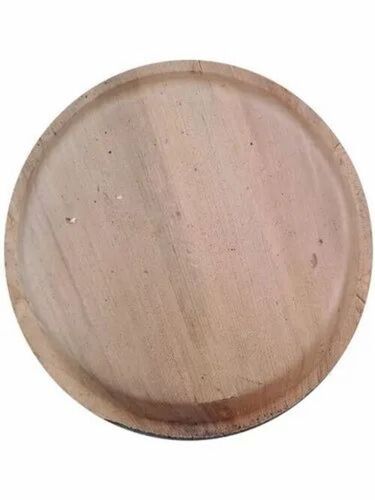 Areca Leaf Plates - 10 Inch Round, Brown Color | Durable, Fine Finished, Disposable for Events and Parties