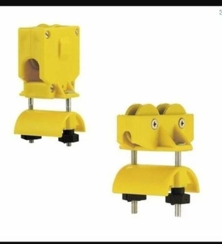 C Rail Festo Cable Trolley - Plastic Material, 15 mm Width, Yellow Color | Rust Proof, Durable, 50 Kg Loading Capacity, Speed Up To 20 m/min