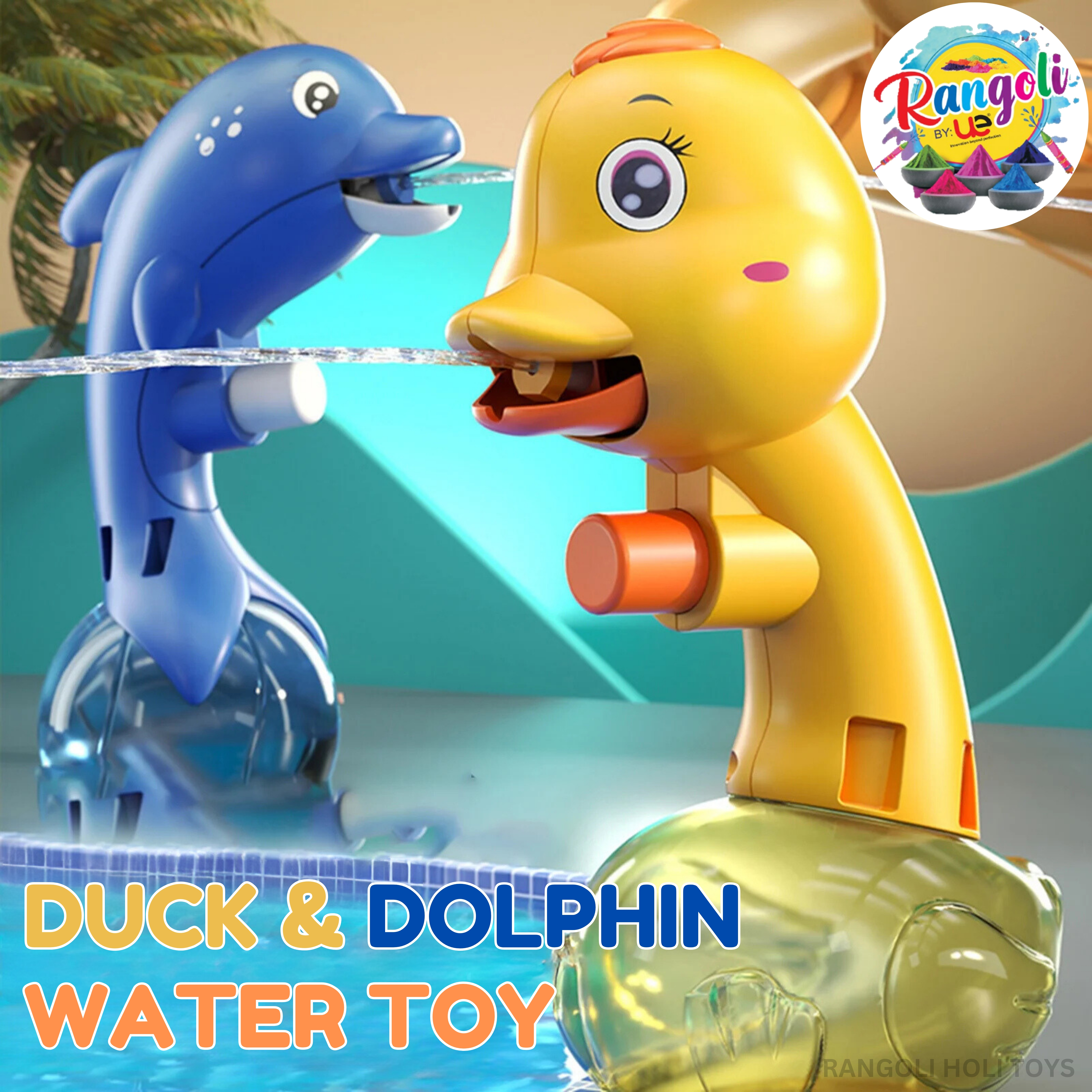 Duck Water Gun | Holi Water Toys for Kids | Holi Water Guns by Rangoli