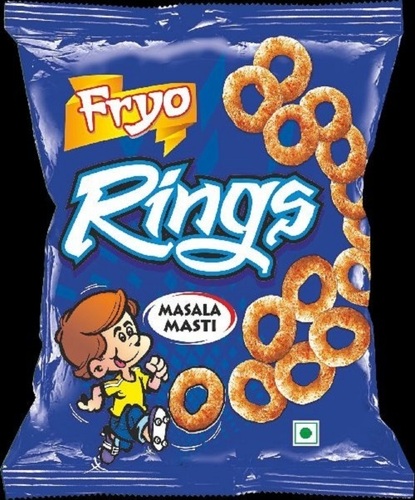 Masala Rings - 15 gm Bag | Crispy Crunchy Texture, Bold Tangy Flavor, Spicy Seasoning Blend, Savory Snack Option