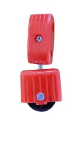 Plastic Cable Carrier - Plastic, 12 mm Thickness, Red Color Coated | Rust Proof, Industrial Application, Rectangular Shape, Standard Size