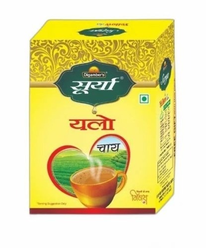 Yellow Tea - 250 g Box, Organic CTC Powder with Yellow Color, Flavored, Grade A, Dried, Plain Variety
