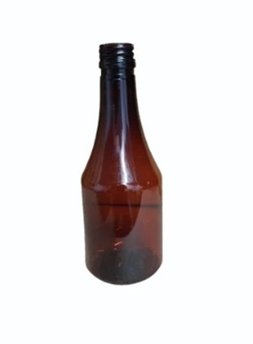 100ml Amber PET Syrup Bottles - Plastic Material 25mm Screw Cap Neck Size Round Shape | Pharmaceutical Use Amber Color Lightweight Design