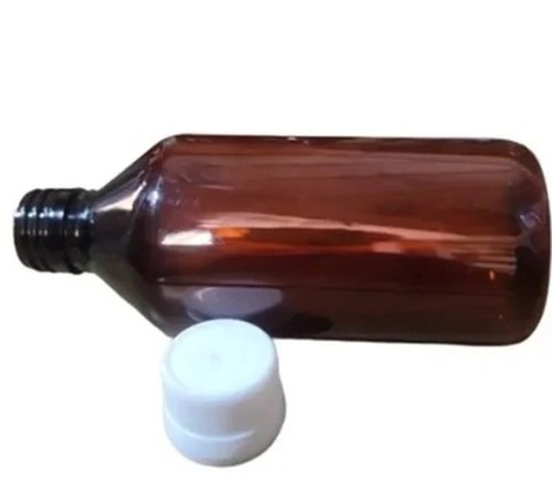300 Ml Amber PET Bottles - Rigid Plastic, 25 Mm Screw Type Neck, Polished Cap | Durable Amber Color, Perfect for Surface Handling