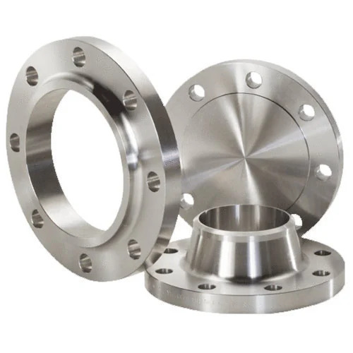 316 Stainless Steel Flanges - Round Shape, Silver Color | Highly Durable, Corrosion Resistant, Rust Free, High Strength