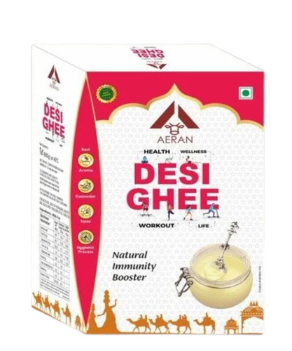 Buffalo Desi Ghee - 1 Kilogram, White Liquid with Original Flavor | Vacuum Pack, Good Quality, Healthy for All Ages, 12-Month Shelf Life