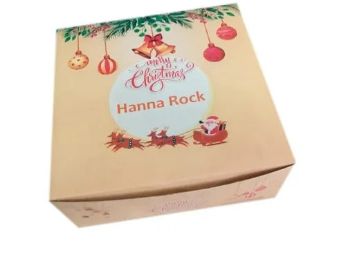 Cake Packaging Box - Paper, Rectangular Shape, Various Colors | Eco-Friendly, Recycled Material, Ideal for Food Packaging