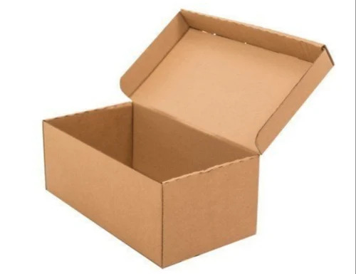 Corrugated Shoe Boxes - Kraft Paper, Rectangle Shape, Various Colors | Durable, Eco-Friendly, Ideal for Personal Care Packaging