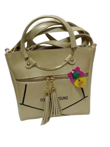 Designer Ladies Sling Bag - PU Material, Customized Size, Brown Color | Attractive Design, Lightweight, Moisture Proof Feature, Shoulder Length Handle