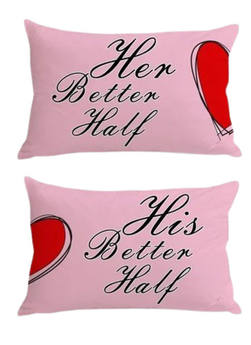 Digital Printed Pillow Cover - 27x18 Inch , Multicolor Square Design with Unique Printed Patterns