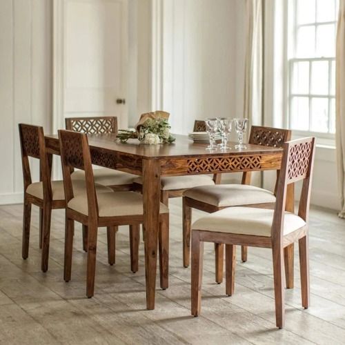 Dining Room Table Set - Artwork: Wood Carving