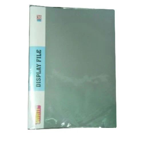 Display File Folder - Plastic A4 Size, Smooth Texture, Water-Resistant Surface, Reinforced Edges, Lightweight and Portable, Secure Closure