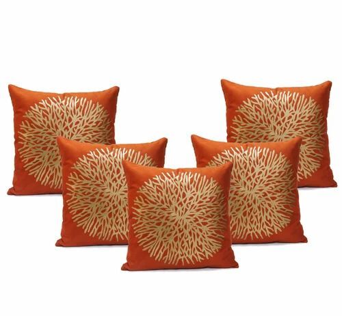 Fancy Cushion Cover - 100% Polyester, Printed Pattern, Square Shape | Ideal for Casual Home Decor