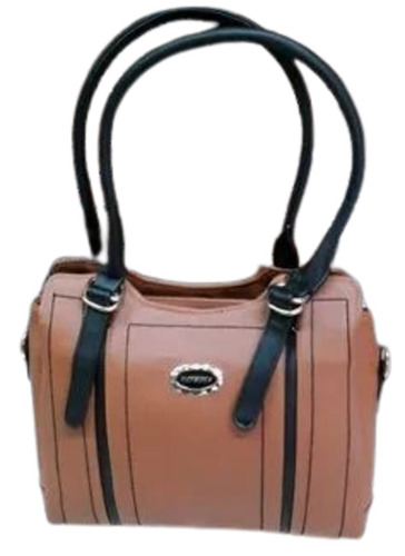 Ladies Fashion Bags - PU Material Customized Size Brown Color | Zipper Closure Attractive Design Light Weight 1-Year Warranty Shoulder Handle