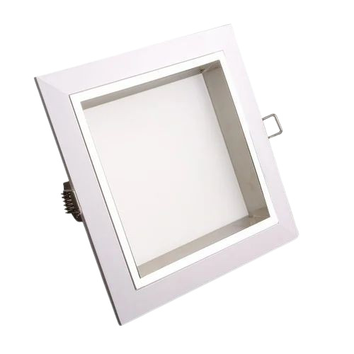 Led Square Panel Light - Plastic, Customized Size, Cool White Color | 15 Watt Electric Power, Durable Design, Ideal for Industrial Roof Applications