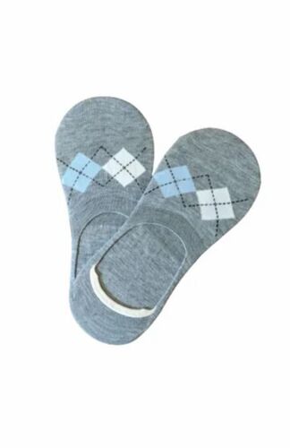 Low Ankle Loafer Socks - Soft Cotton Fabric, Blue Color , Moisture-Wicking and Breathable with Elastic Ankle Band and Seamless Toe Design