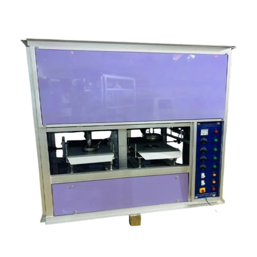 Multi Purpose Paper Plate Making Machine - Mild Steel, 5 Inch Plates, Violet Color | Semi-Automatic, 1500 Plates/Hour, 220 Volt, 2kW Power, 1 Year Warranty