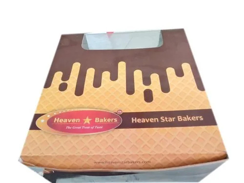 Printed Cake Packaging Box - Paper Material, Rectangular Shape, Various Colors | Eco-Friendly, Recycled, Ideal for Sustainable Packaging Solutions