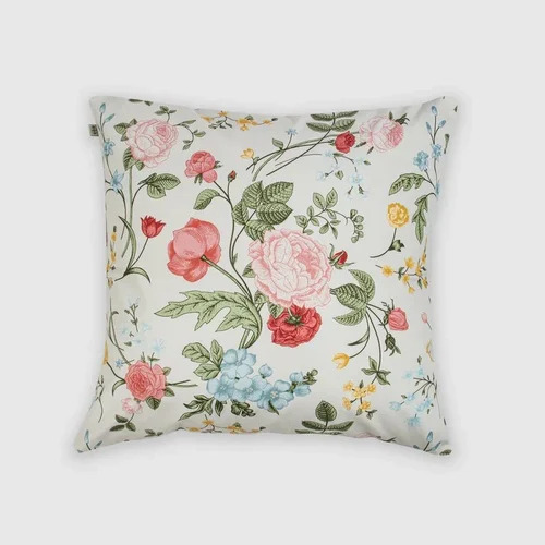 Printed Polyester Cushion Cover - 100% Polyester Square Shape Multicolor | Ideal for Casual Settings with Vibrant Printed Pattern