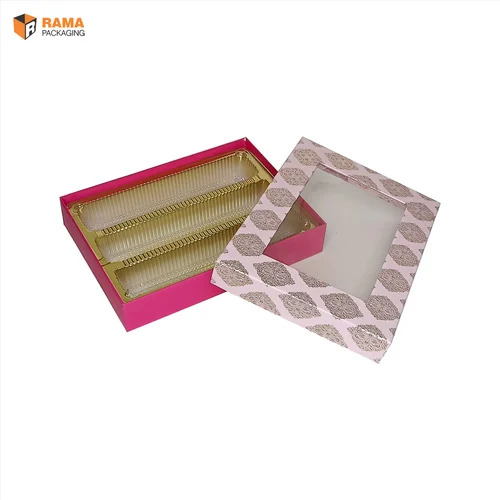 Printed Sweet Packaging Box - Paper, Rectangular, Various Colors | Durable, Eco-Friendly, Ideal for Food Packaging
