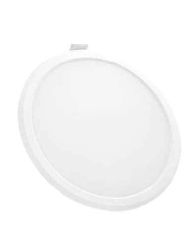 Round LED Panel Light - Plastic Material, Customized Size, Cool White Color | 15 Watt Power, Durable Design, Fine Finishing for Industrial Use