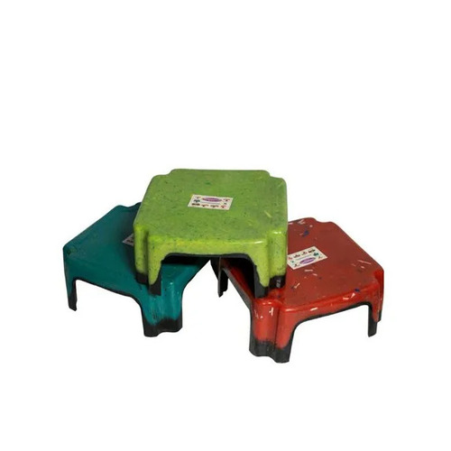 Square Plastic Bathroom Stool