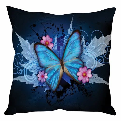 Stock Clearance Digital Printed Cushion Covers - 100% Polyester, 16x16 Inches, Multicolor | Square Shape, Casual Home Use, Attractive Printed Pattern
