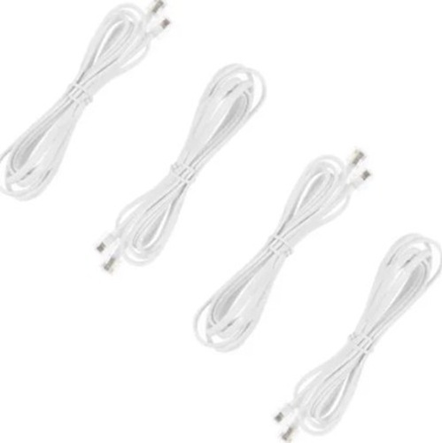 Telephone Connector - Plastic Material, All Sizes, White Color | Industrial Application