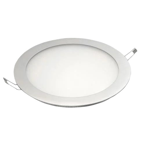 White LED Panel Light - Durable Plastic, Customized Size, Round Shape, 15 Watt Power | Cool White Color, Ideal for Industrial Ceiling Applications, Fine Finish