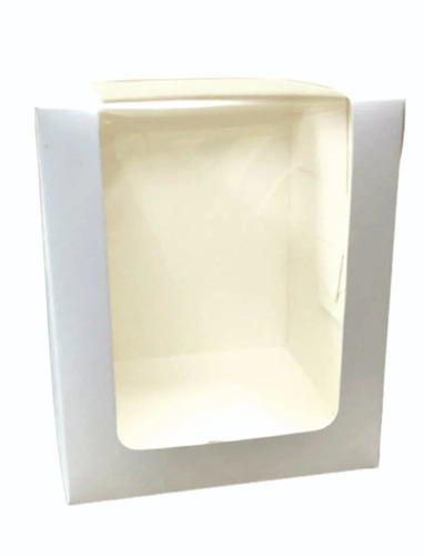 Window Tall Cake Box - Paper Material, Rectangular Shape, Various Colors | Eco-Friendly, Recycled Design, Ideal for Cake Packaging