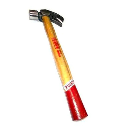Wood Claw Hammer - Iron Material 9 Inch Length Brown and Blue | Classic Wooden Handle for Strength Efficient Claw Design for Nail Removal