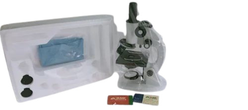 A-one Metal Microscope - 40x Magnification, Metal Body, Portable Design, 220 Volt Voltage, Ideal For Laboratory Use