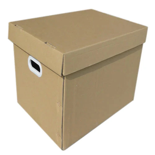 Brown Packaging Corrugated Box - Kraft Paper, Rectangular Shape, Brown Color | Durable, Eco-Friendly, Ideal for Cake and Gift Packaging
