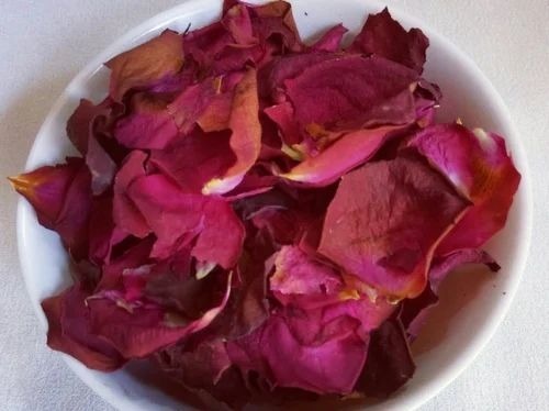 Dried Red Rose Petals