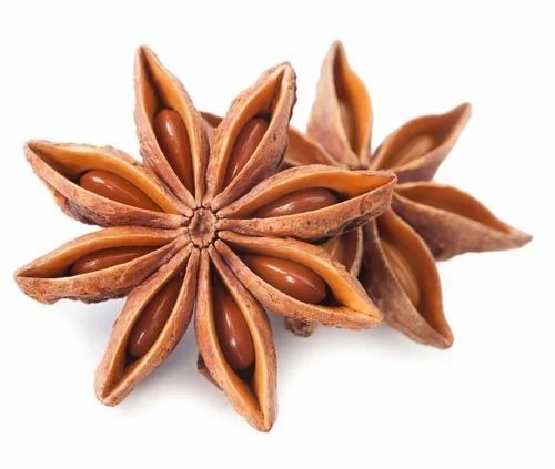 Dried Star Anise - Whole Flower 2cm Diameter, Brown Color, Grade A, 9 Month Shelf Life, Cool and Dry Storage