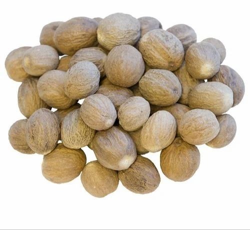 Dry Whole Nutmeg - 99% Purity, Round Shape, Brown Color | A Grade, Cool & Dry Storage, 12 Months Shelf Life