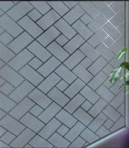 Figure Decorative Glass - Square Glass All Sizes All Colors | Pattern-Design Finish in Satin Mirror Brushed Polished for Bathroom Use