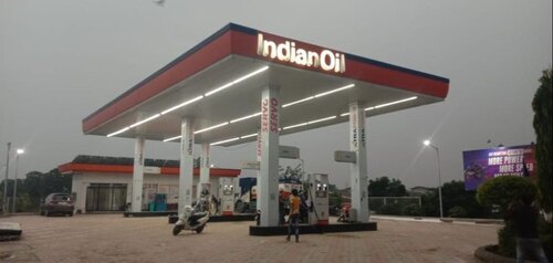 Led Light Petrol Pump Canopy