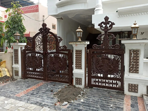 Main Entry Iron Gates - Style: Antique