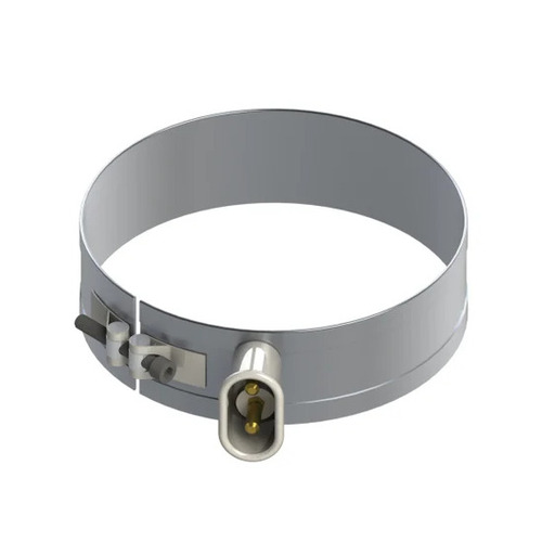Mica Band Heater - Metal Round 3 to 7 mm Thickness 350Â°C 300 Watt 240 Volt | Silver Finish Electric Power Source